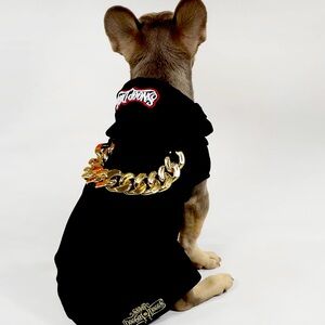 NWT Snoop Doggie Dogs Deluxe “Off The Chain” Pet Hoodie Size Large